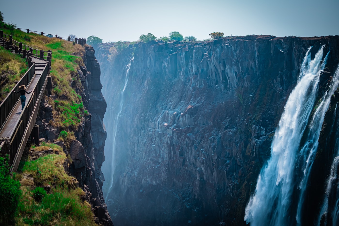 Victoria Falls on the Zambezi River